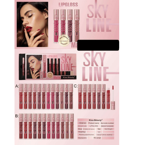 Kiss Beauty Lip Gloss Trio