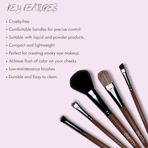 Allure Makeup brush Set (MBS-C5) - Image 3