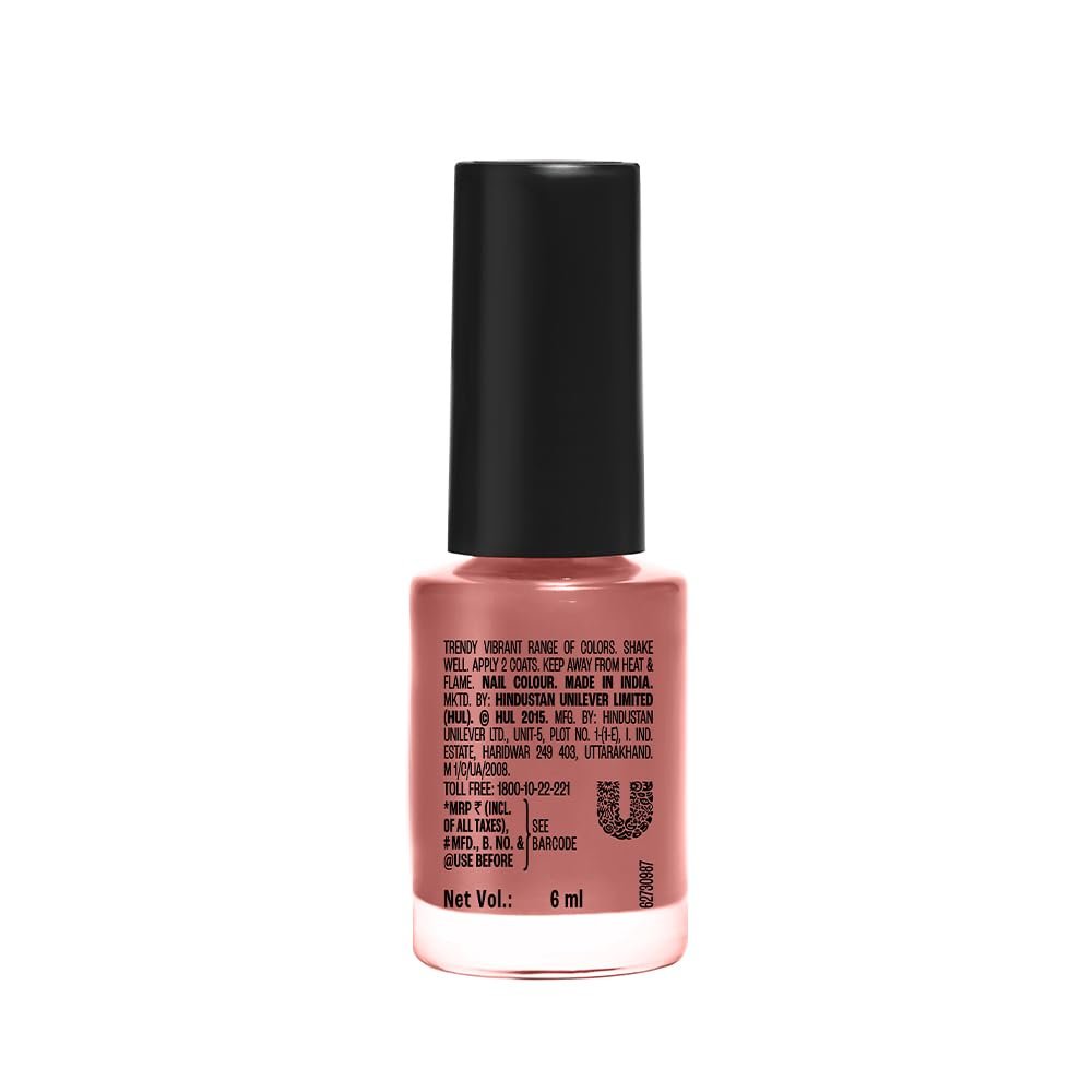 Lakme True Wear Color Crush Glossy Finish Nail Polish, Long Lasting & Vibrant Nail Paint, 82, 6Ml - Image 2