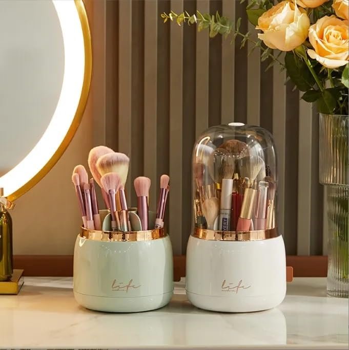 EZ Living 1pcs makeup brush organizer for makeup kit storage case Makeup Makeup Brush Holder Brush Organizer for Vanity Cosmetic Brush Stand Makeup Brush Storage - Image 3