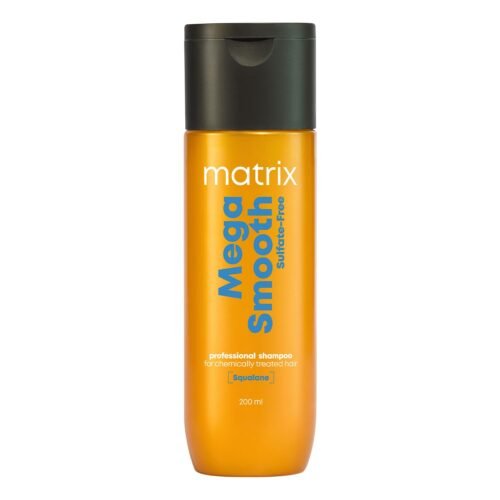 Matrix Mega Smooth Sulfate-free Shampoo | For Colored & Chemically Treated Hair | For Bond Repair | Safe for Keratin, Botox, Nanoplastia, Cysteine, Smoothening Hair | 200ml