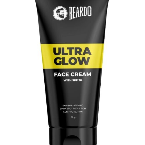 Beardo Ultraglow All in One Face Cream For Men with SPF 30, 60g | Aloe Vera With Vitamin E and Niacinamide for Skin Brightening & Dark Spots Reduction