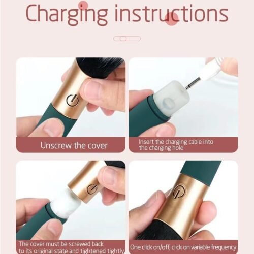 Beauty & Grooming Makeup Brushes Electric Makeup Brushes 10 Modes Vibrator Foundation Beauty Tools Makeup Brush Sets