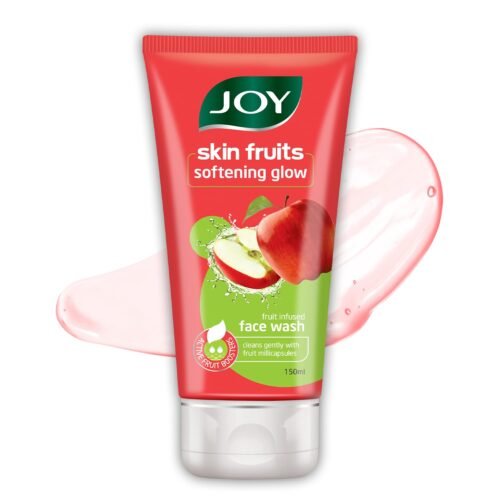Joy Skin Fruits Apple Face Wash for Glowing Skin | Softens, Moisturises & Nourishes | Natural AHAs, No Sulphates, Paraben Free | All Skin Types, Men & Women - 150ml