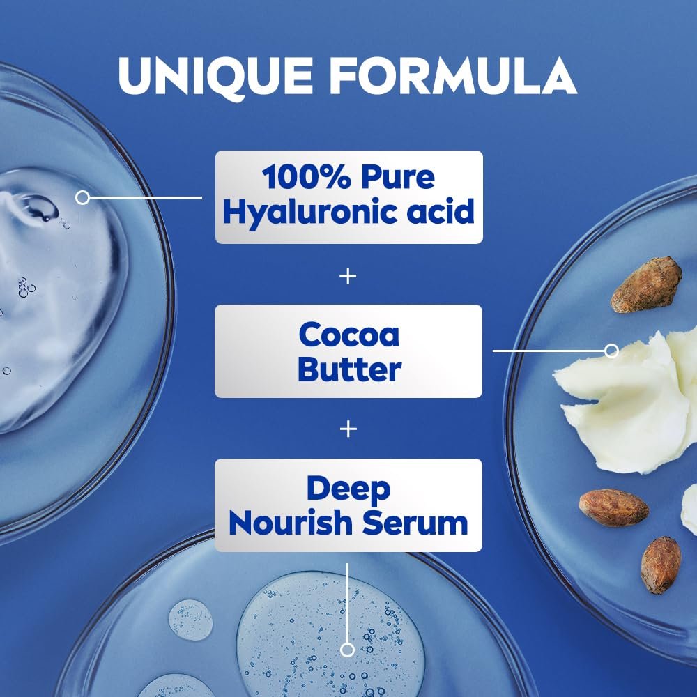 NIVEA Cocoa Nourish 400ml Body Lotion with Deep Moisture Serum| 48 H Moisturization | With Cocoa Butter & Coconut Oil | Non Greasy & Healthy Looking Skin |For Very Dry Skin - Image 4