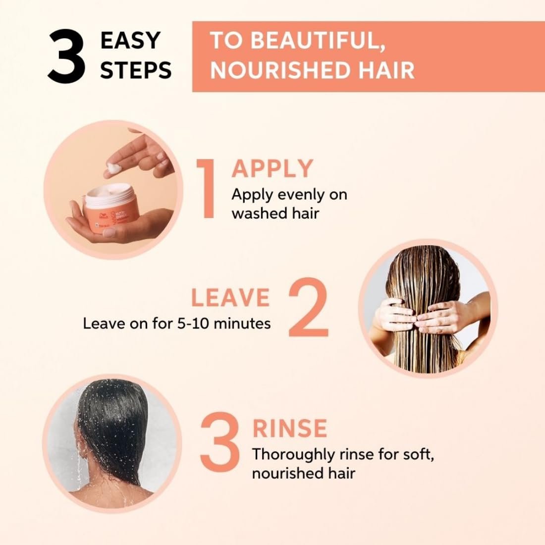 Wella Professionals Invigo Nutri-Enrich Hair Mask | 150 ml | Nourishing, Hydrating Hair Treatment for Dry & Damaged Hair | With Goji Berry Nutrients - Image 4