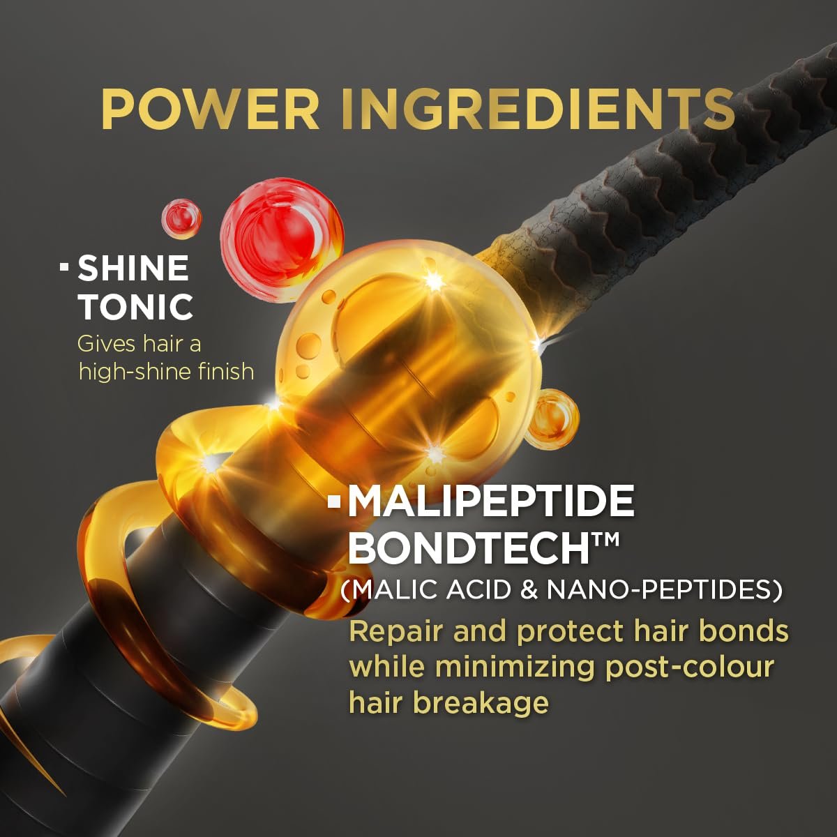 BBLUNT Salon Secret High Shine Conditioning Hair Colour With MaliPeptide BondTech? to reduce breakage | Natural Black-1 | No Ammonia, 100% Grey Coverage | Long Lasting Permanent Colour | Salon at home - Image 3
