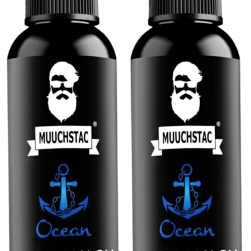 Muuchstac Ocean Face Wash for Men | Fight Acne & Pimples, Brighten Skin, Clears Dirt, Oil Control, Refreshing Feel - Multi-Action Formula (2x100 ml)