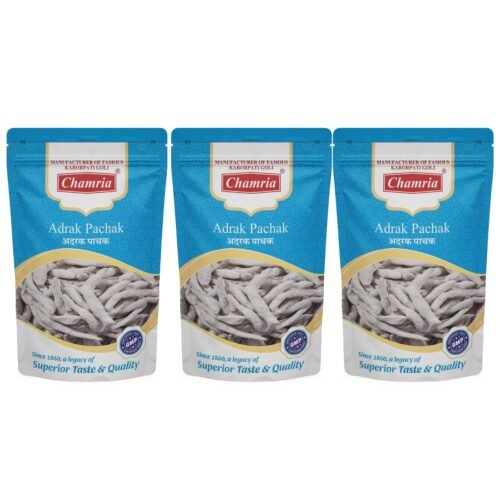 CHAMRIA Adrak Pachak Digestive Mouth Freshner 120 Gm Pouch Pack-of-3