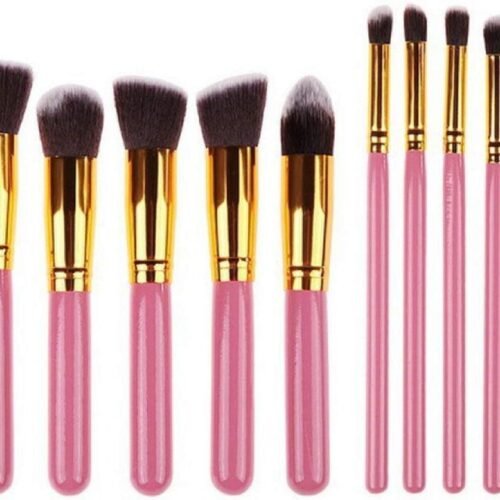 CETC ? Makeup Brushes -Set of 10 Pieces (Pink)