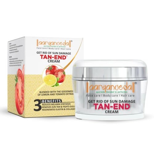 Aryanveda Tanend Face Cream For Fairness, Tan Removal & Anti Oxidant | Man & Women | 50 Gm (Pack Of 1)