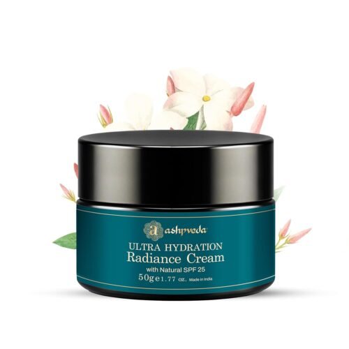 Ayurvedic Daily Hydration Day Cream with Broad Spectrum Natural SPF 25, UVA/UVB Sun Protector, Natural Day Cream for Pigmentation, Silky Soft & Brightening Skin (50 gm)