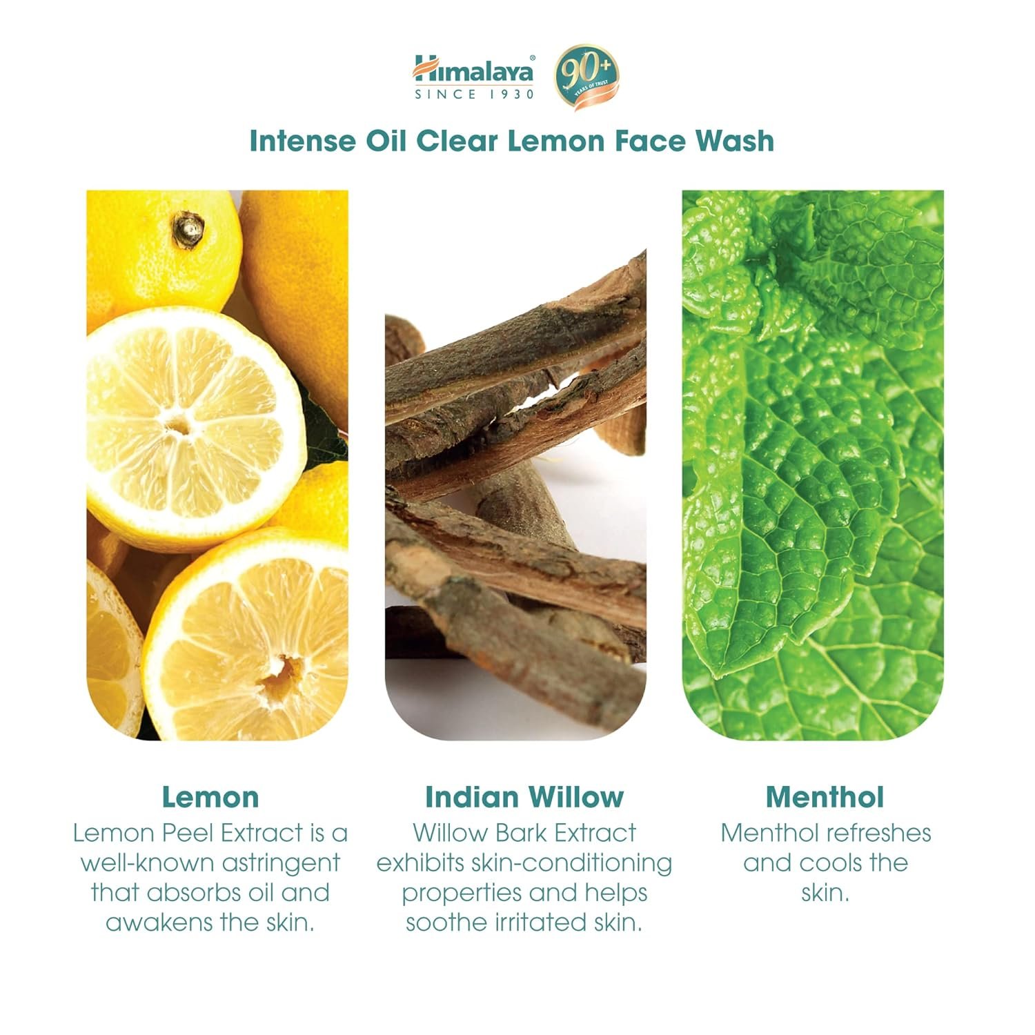 Himalaya MEN Intense Oil Clear Lemon Face Wash, 100ml - Image 2