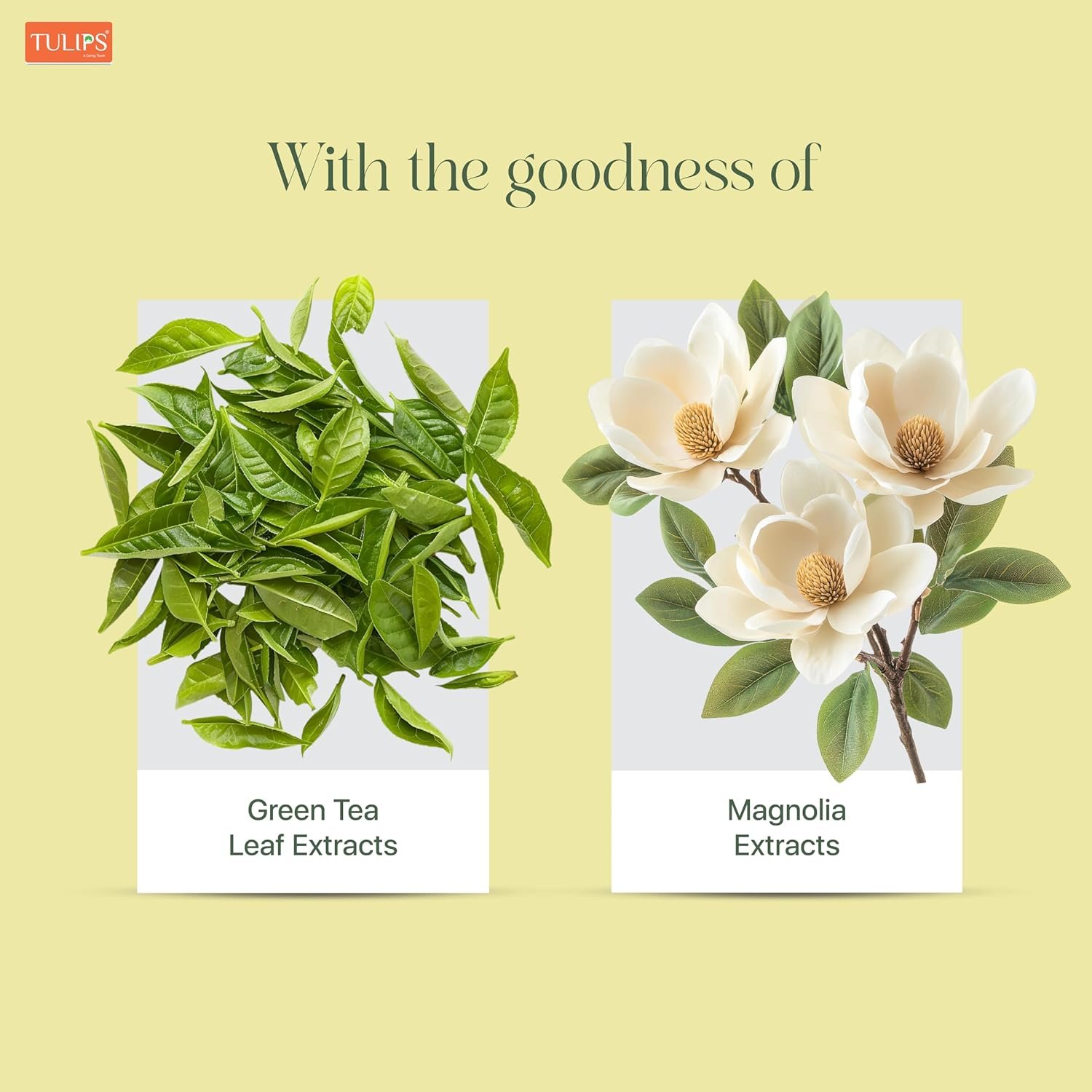 Tulips Refreshing/Facial Wet Wipes/Makeup Remover Wipes/Face Cleansing Wipes With 3 Different Fragrances- Pack of 3 (20 Wipes Each) (Japanese Cherry/Magnolia & Summer Fresh - Image 2